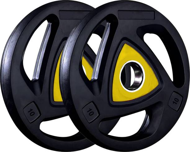 FITRXX Olympic Viva Barbell weight plate (10kg x 2) 50MM Black Weight Plate