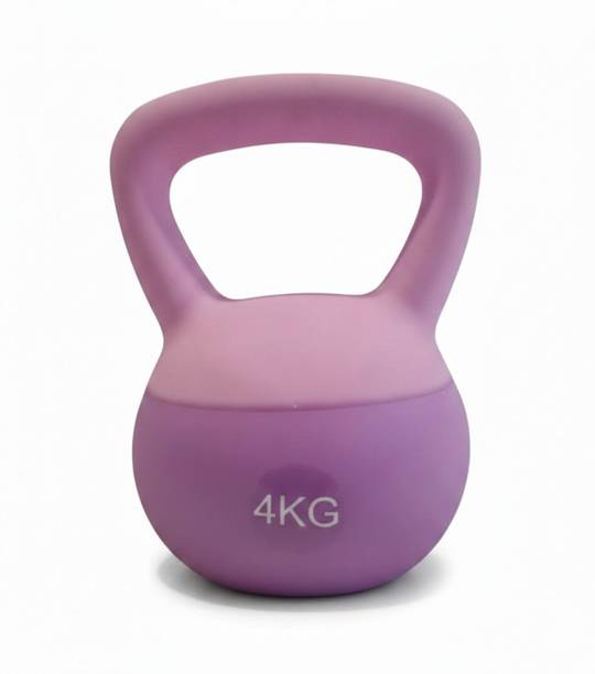 Nlive Soft Premium Kettlebell for Strength/Fitness/Yoga/Gym- 4kg Multicolor Kettlebell