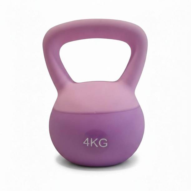 Nlive Soft Premium Kettlebell for Strength/Fitness/Yoga/Gym- 4kg Multicolor Kettlebell