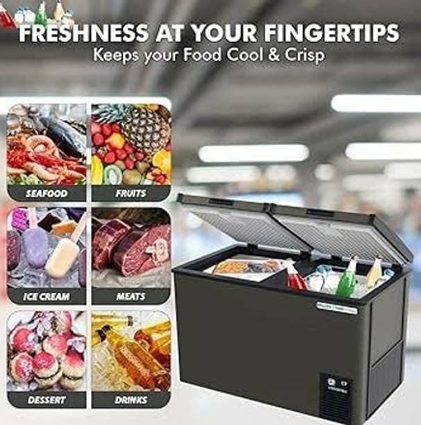 Voltas 460 L Double Door Standard Deep Freezer  (Grey, CVF460DA5, Grey, 460 Ltr, 5 Star Deep Freezer)