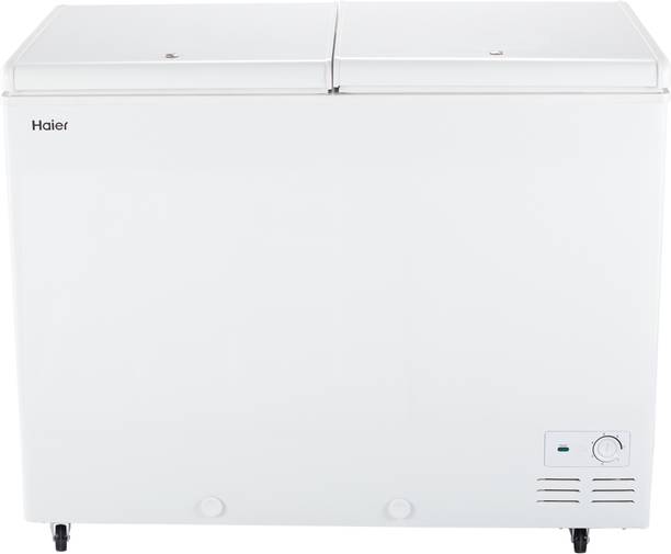 Haier 303 L Double Door Standard Deep Freezer (White, HFC-325CM5)