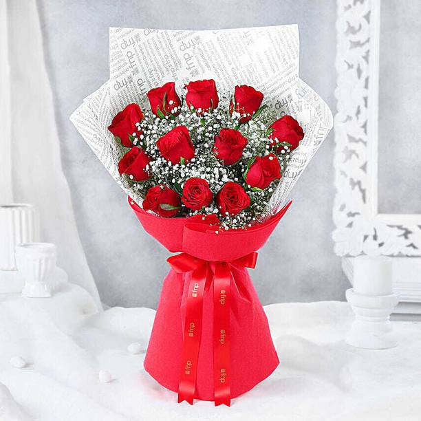 FNP Fresh Multicolor Roses Bouquets