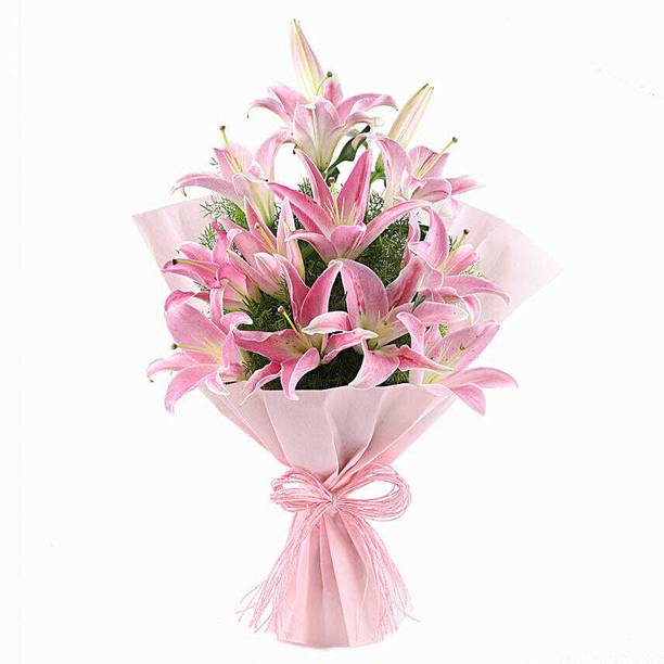 FNP Fresh Multicolor Lilies Bouquets