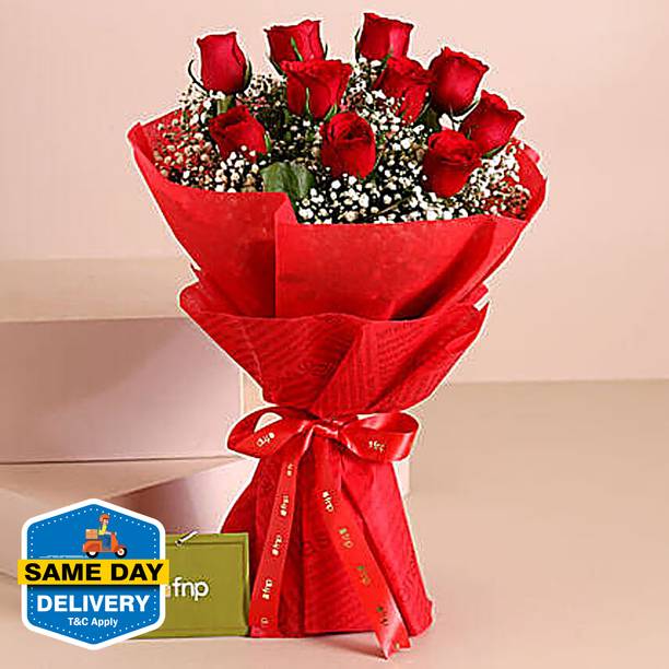 FNP Fresh Red Roses Bouquets
