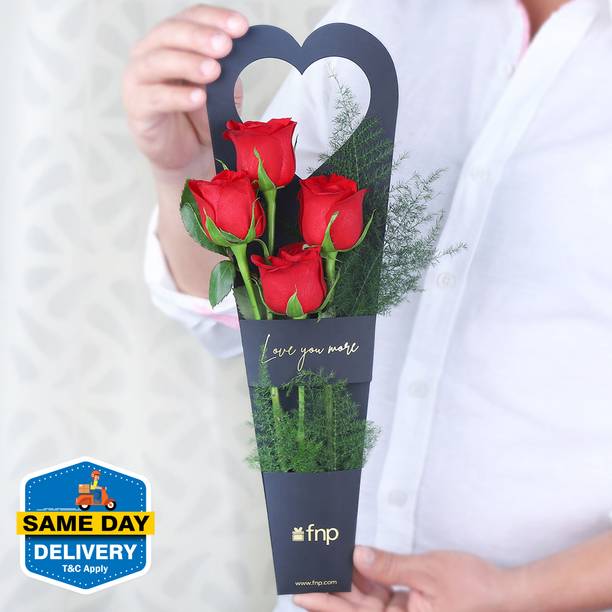 FNP Fresh Red Roses Bouquets