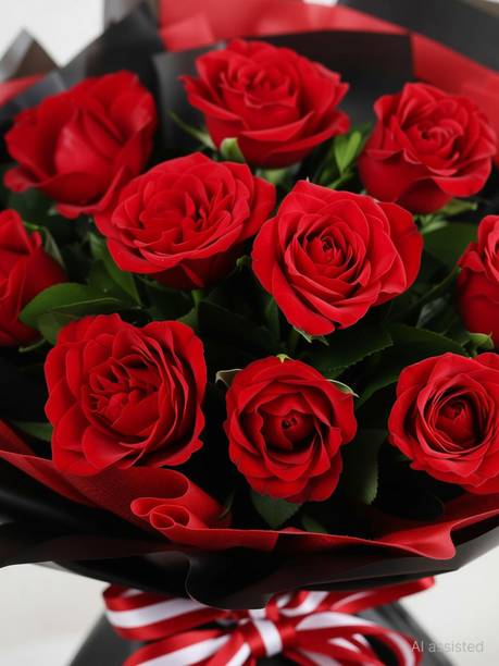 IGP Fresh Multicolour Roses Bouquets
