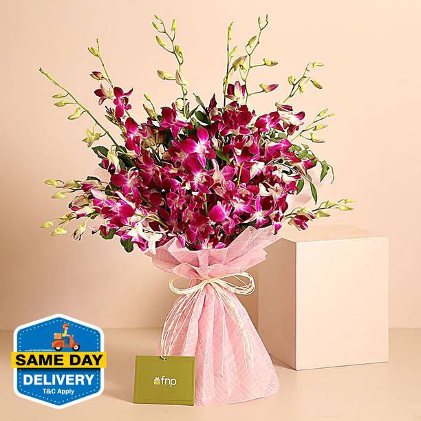 FNP Fresh Purple Orchids Bouquets