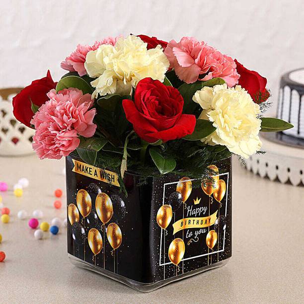FNP Fresh Multicolor Roses Bouquets