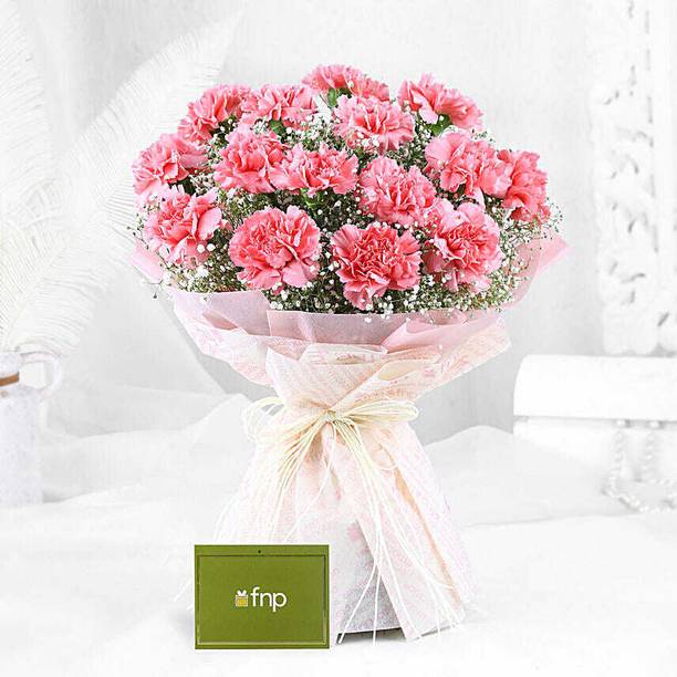 FNP Fresh Multicolor Carnations Bouquets