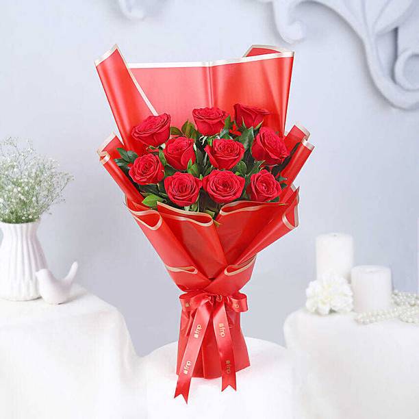 FNP Fresh Multicolor Roses Bouquets