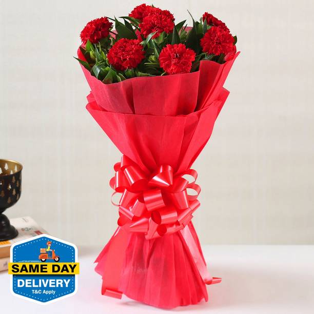 FNP Fresh Red Carnations Bouquets