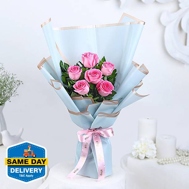FNP Fresh Pink Roses Bouquets