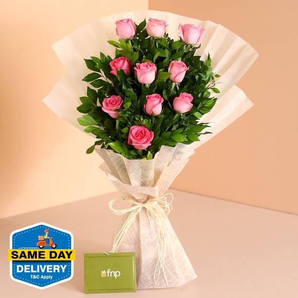FNP Fresh Pink Roses Bouquets