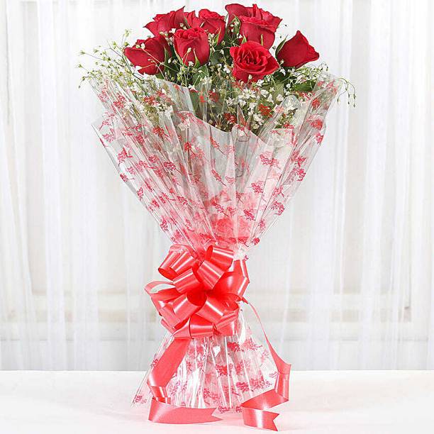 FNP Fresh Multicolor Roses Bouquets