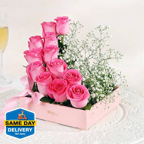 IGP Fresh Light Pink Roses Bouquets