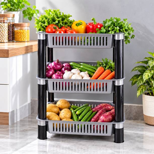 FoldFirst 3L MULTIPURPOSE BASKET Plastic Fruit & Vegetable Basket