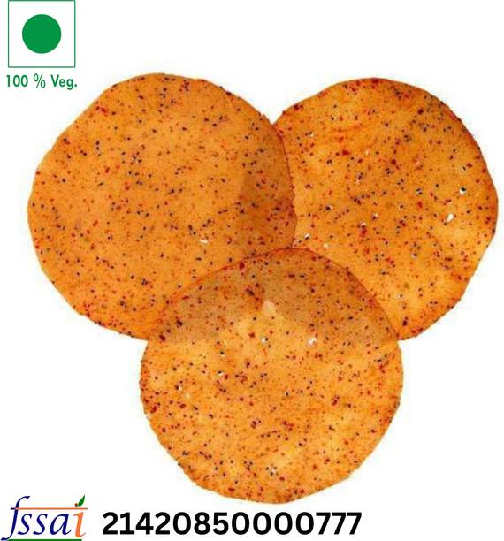ANUVAN FEEL THE UTSAV Chatpata Chana Lahsun Papad | Chana Dal Garlic papad | Crunchy Chatpata papad Fryums
