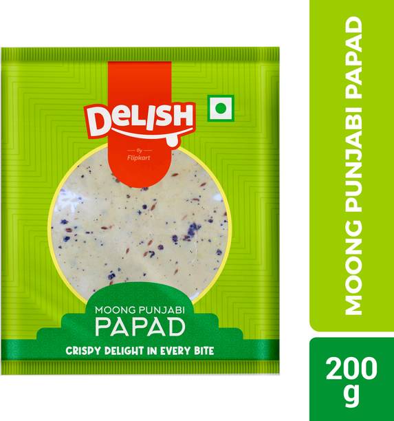 Delish by Flipkart Moong Punjabi papad Masala Papad (masala appalam)
