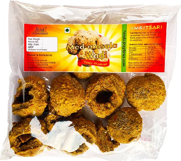 foods.shopkruz by Shopkruz Amritsari Petha hot Spicy masala wadiyan 400 grams urad dal badi wadi