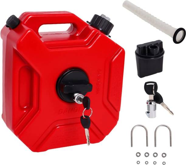AutoPowerz 5 Liter With Lock Jerry Can Red 5 L Fuel Can