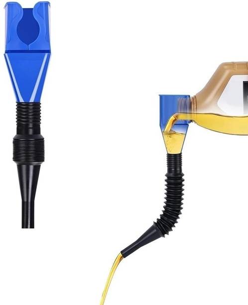 GAURINANDAN Universal Flexible Draining Oil Snap Plastic Funnels Plastic Funnel Holder