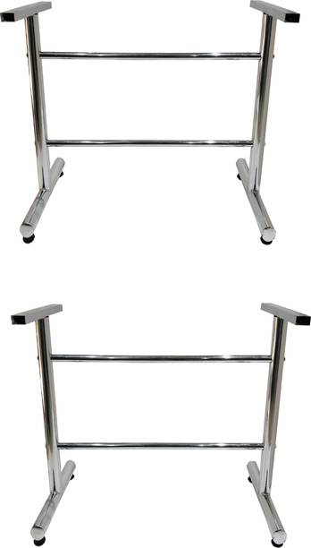 KITHANIA Steel Table Frame for Home Study, Dining, Restaurant (Size: 3 ft.) 2 PC Metal 4 Seater Dining Table