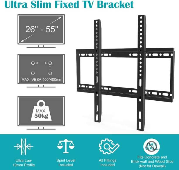PNETROME TV WALL MOUNT/Stand For 43inch 50inch 55inch LG Samsung Mi Oneplus Nokia TV Stand Base