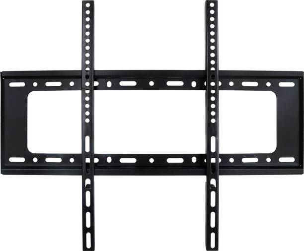 Mount2400 Fixed Black TV Stand Wall Mounted Bracket for 32inch to 60inch LED/LCD/Smart TV, TV Stand Base