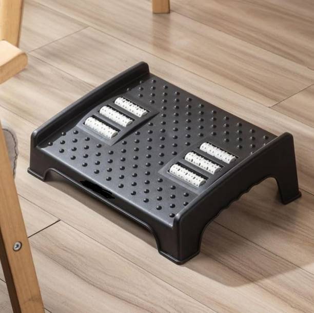 FIDEO Underdesk Adjustable Foot Rest for Office Chair, Massage Points and Roller Living & Bedroom Stool
