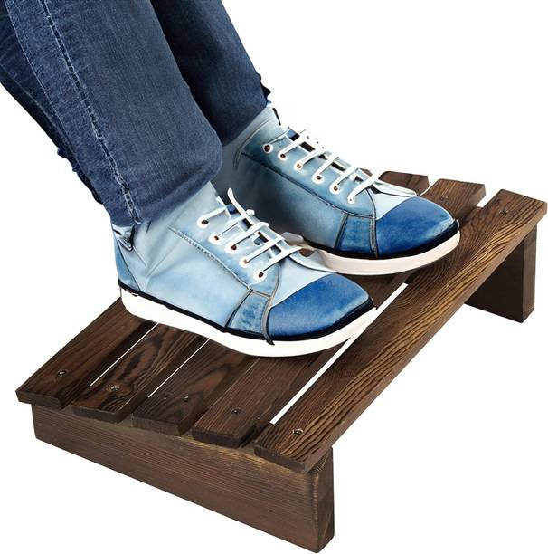 HusNain Wooden Footrest for Relaxing for Foots Ergonomic Footrest for Under Desk Foot Rest