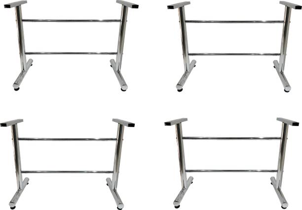 KITHANIA Dining Table Steel for Home Study, Dining, Restaurant (Size: 3 ft.) 4 PC Metal 4 Seater Dining Table