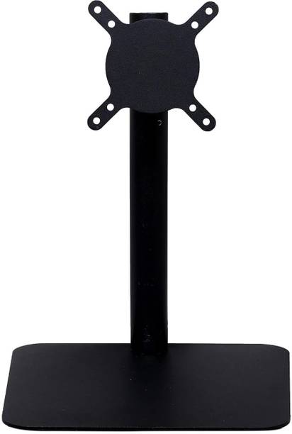 NURAT Monitor Stand Mount for Desk 13-24" Screen Metal Black Powder Coated Monitor Desk Stand