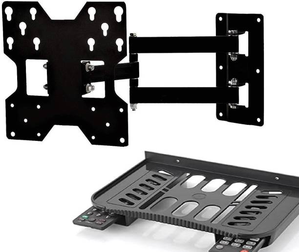merugni TILT TV WALL MOUNT Compatible For 32 TO 43inch ALL LED/LCD AND SETUP BOX STAND TV Stand Base