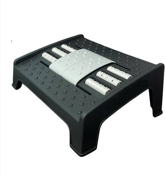 FIDEO Foot Rest Under Table with Massage Texture & Roller | Ergonomic Footrest Living & Bedroom Stool