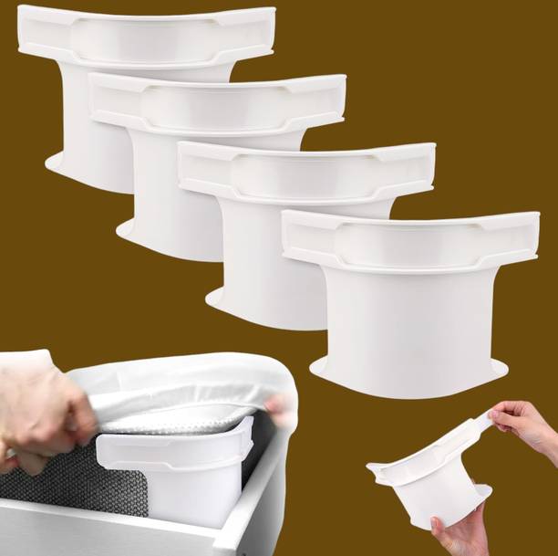 fanindraa 4Pcs Heavy Duty Bed Sheet Straps, Keep Sheets Firm & Tight Fit Any Size Mattres Plastic Cloth Clips