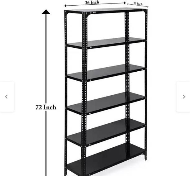 Aknoteek Slotted Angle 6 Shelves Multipurpose rack, off...