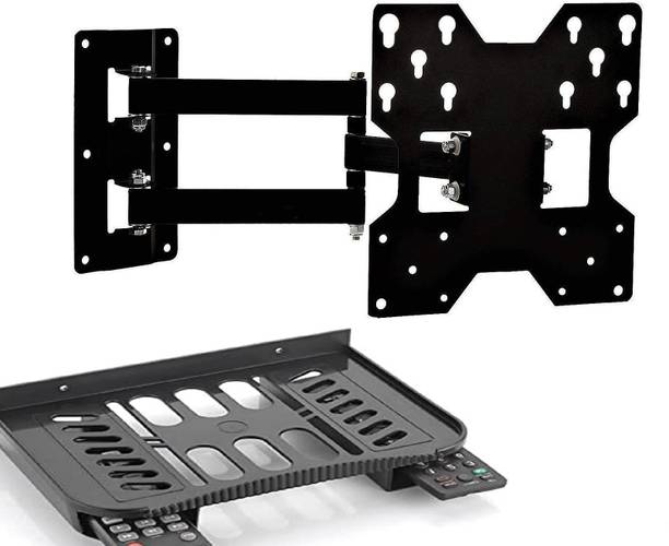 merugni TILTING WALL MOUNT Compatible For 32 TO 43inch ALL LED/LCD AND SETUP BOX STAND TV Stand Base
