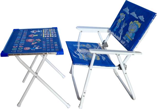 QUARCK Kids Study Table & Chair for 2-12 Years | Pre-Assembled Modern & Attractive Metal Desk Chair