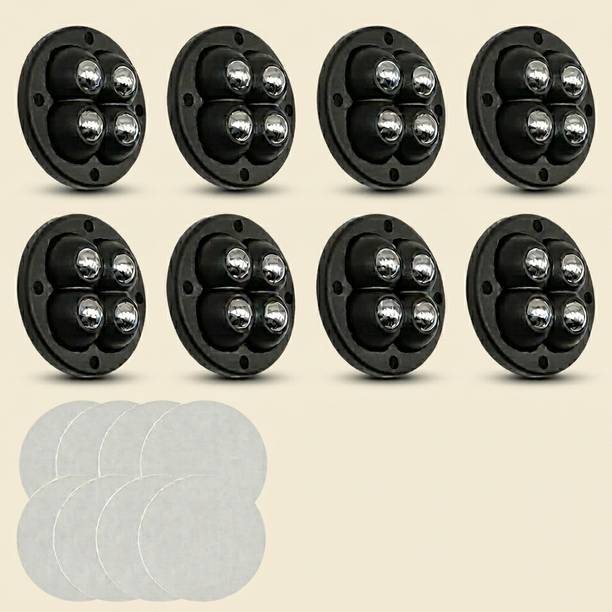 Krinmay Heavy Duty Furniture Moving Rollers 8 Pack 360 Swivel Ball Bearing Wheels Appliance Furniture Caster