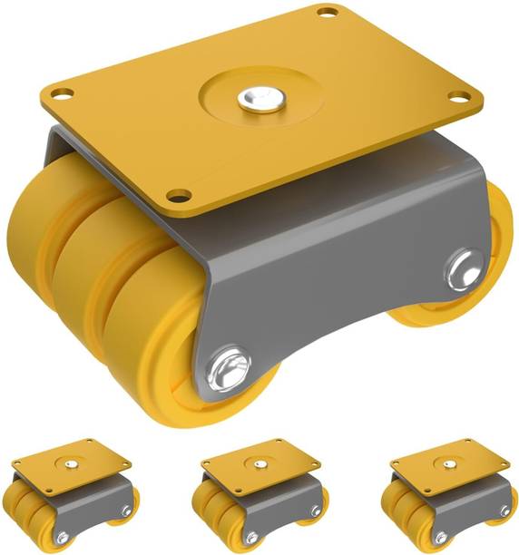 HALSEY Bed Castor Wheels for Furniture, Heavy Duty, upto 500-600Kg,Rotating 360Degree Swivel Furniture Caster