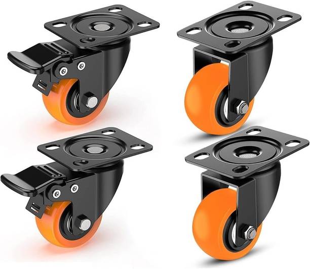 IMPERIAL PRO Heavy-Duty PU Caster Wheels Appliance Furniture Caster