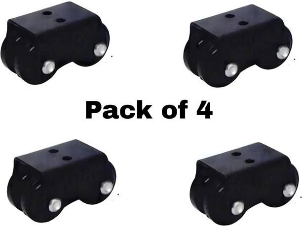 NXG 4 WHEEL CASTER NON MOVABLE BLACK Appliance Furniture Caster