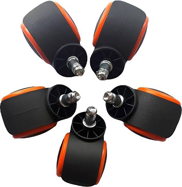MAKEFIRE Office Chair Red Pin Wheel All Types Chair Swivel Furniture Caster