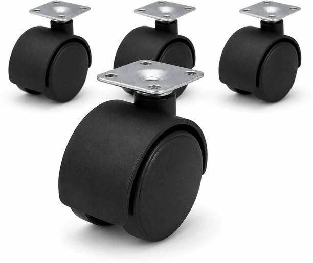 Anrik Heavy Duty Swivel Caster Wheel with Plate Fitting | Smooth 360° Rotation Appliance Furniture Caster