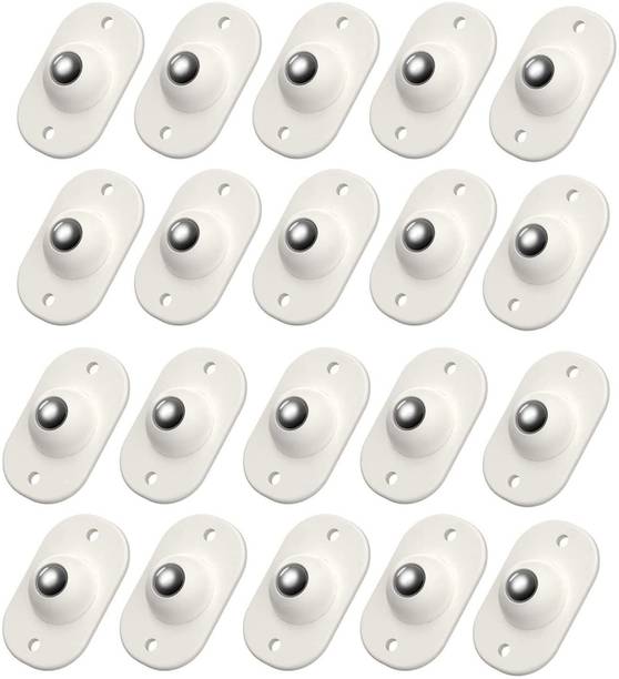 HENIJ Self Adhesive Castor Wheels, Universal Castor Pulley with 360 Degree Rotation Swivel Furniture Caster