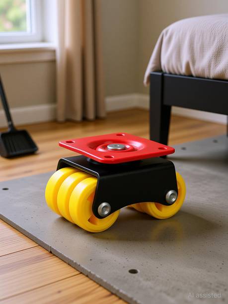 Hkey Bed wheels heavy duty Set of 4 Furniture Moving Roller Castor Swivel Furniture Caster
