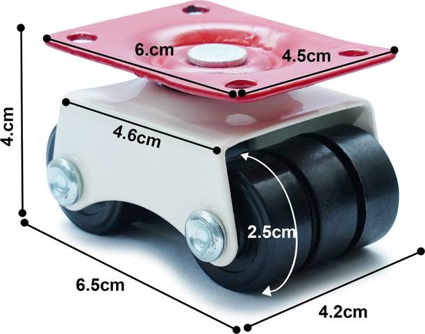 Spylock New-Wheels Heavy Duty 30mm Moving Industrial Furniture Caster