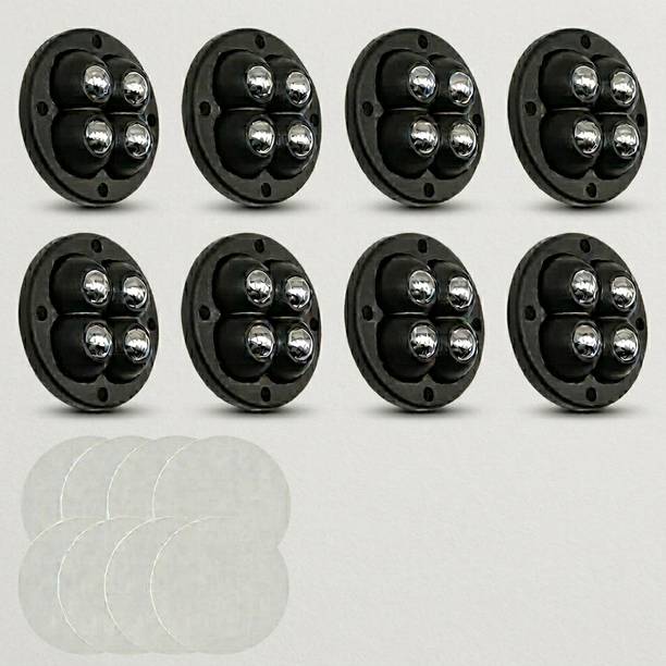Pramukh Wholesaler 360 Swivel Ball Caster Wheels 8 Pack for Trash Can and Laundry Hampers Appliance Furniture Caster