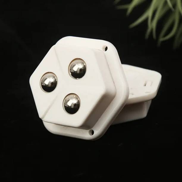 XAMA Self adhesive 3 Eyed castor wheel for storage box, thrash bin, furniture moving Swivel Furniture Caster