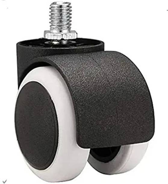castersman 2" Chair Wheel TP Castor Wheels Set of 4 pcs for revolving Chairs 100% Nylon Appliance Furniture Caster